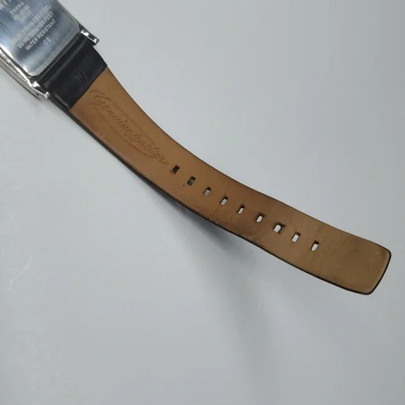 Fossil ARKITEKT FS2694 Navy Face Silver Case Black Leather Band